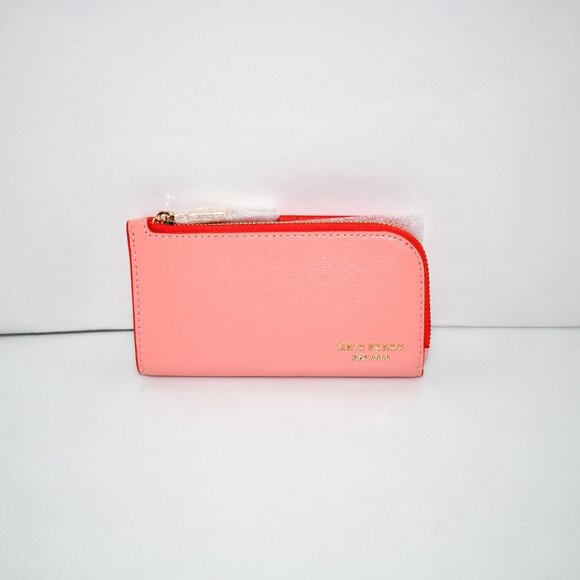kate spade Devin SMALL Slim Bifold Wallet in Setting Sun #KL619 NWT - Picture 1 of 4